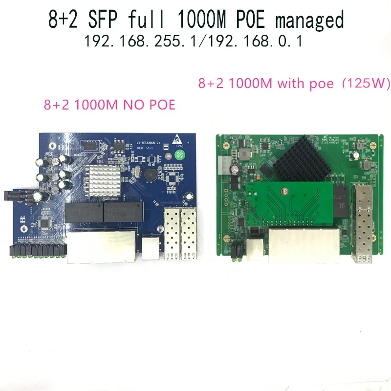 Sfp+ 10G Managed Switch 8 Port - Modulo switch Ethernet PoE Modulo switch