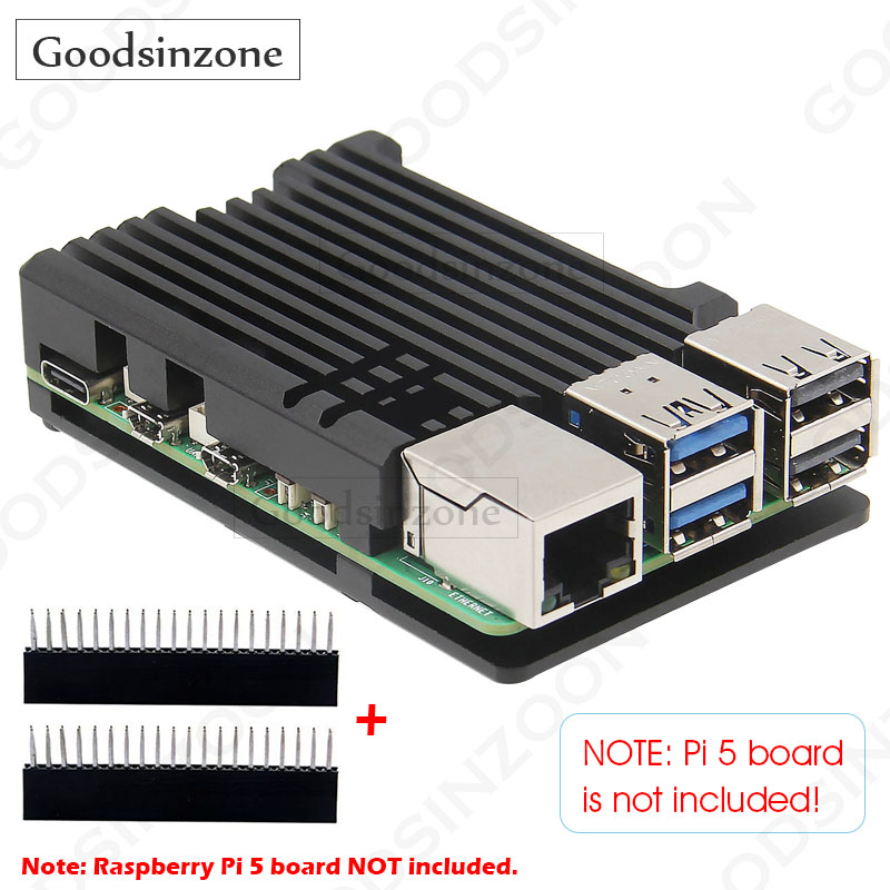 Raspberry Pi 5 8Gb - Custodia per armatura in alluminio Raspberry