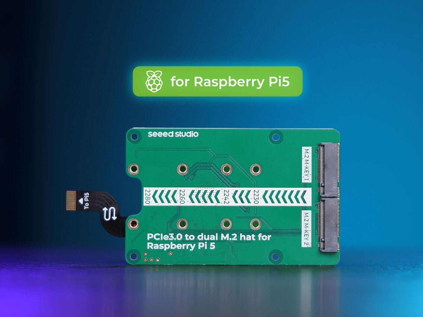 Turing Pi 2 - Switch PCIe3.0 a doppio cappello M.2