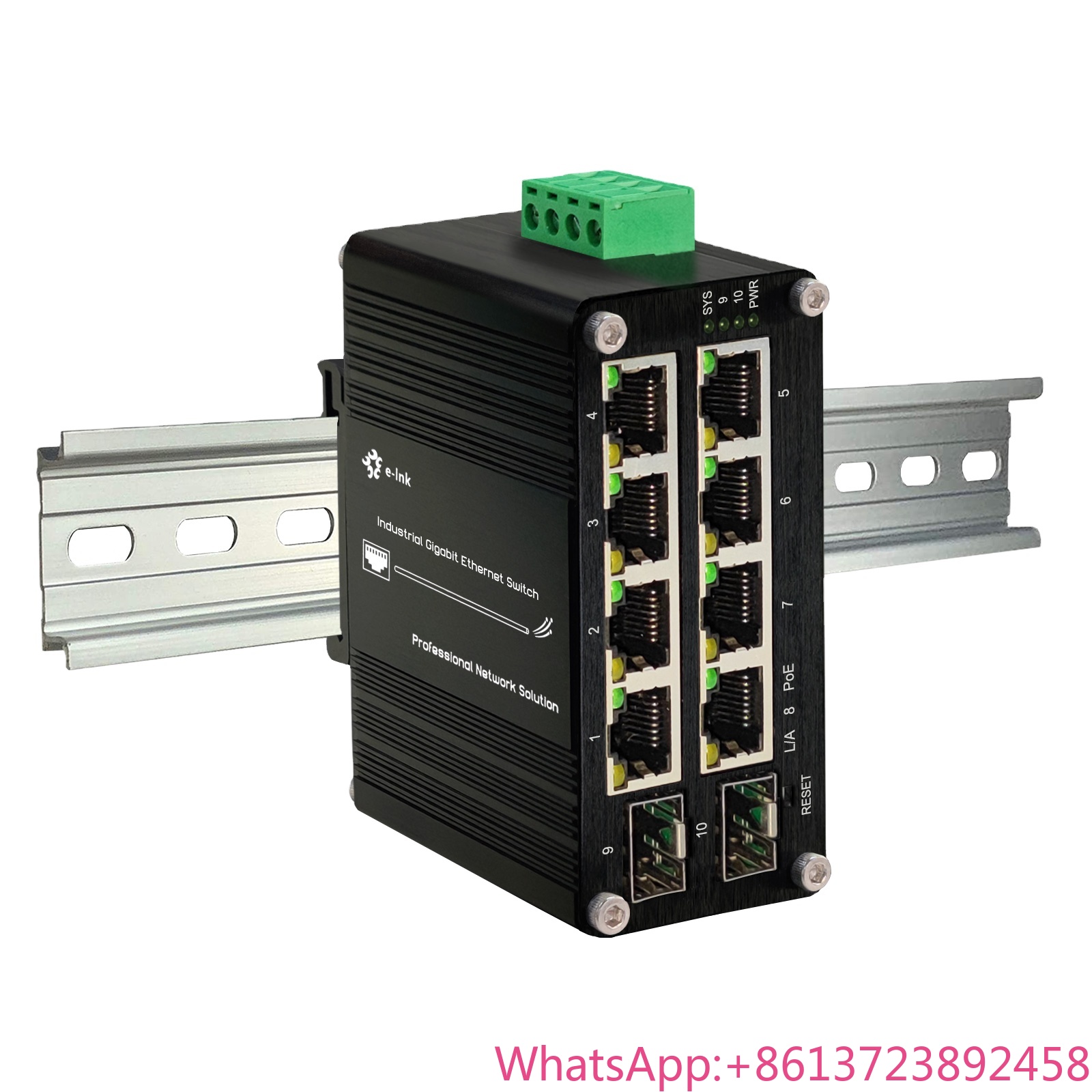 Managed Gigabit Poe Switch 8 Port 802.3At - Switch PoE gestito 8 porte 10/100/1000T