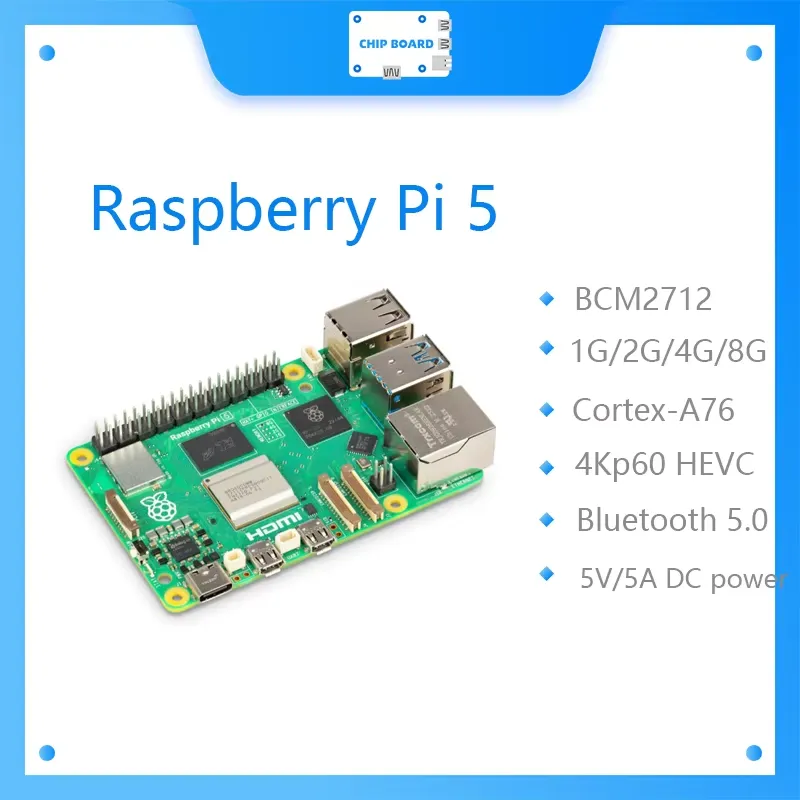 Raspberry Pi 5 8Gb - Scheda Raspberry Pi 5 Ufficiale con