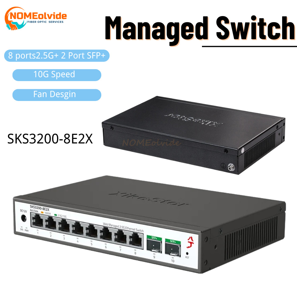Sfp+ 10G Managed Switch 8 Port - SKS3200 XikeStor 10 porte L2 Switch