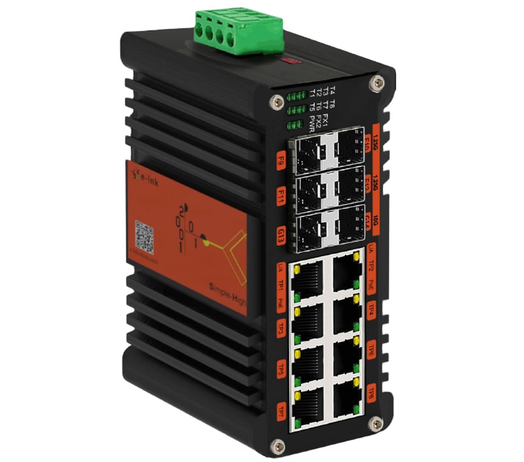 Sfp+ 10G Managed Switch 8 Port - Switch PoE+ Industriale Gestito L2 Plus
