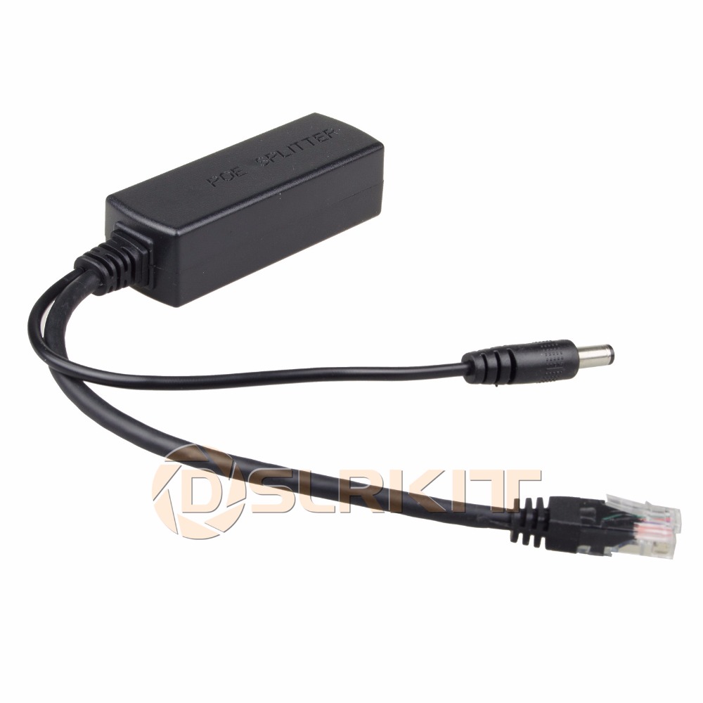 Active Poe Splitter Gigabit 12V 2A - DSLRKIT Gigabit Attivo PoE Splitter Power