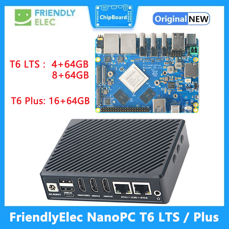 FriendlyElec NanoPC T6 LTS/Plu - Nanopc T6 16Gb recensione e prezzo