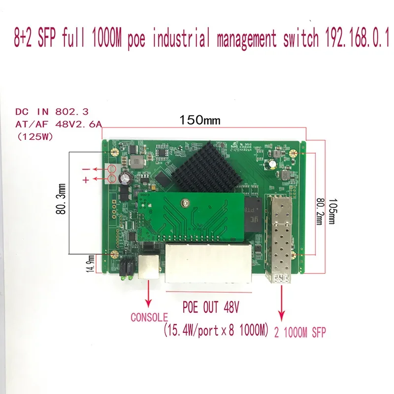 Modulo switch Ethernet PoE Mod - Sfp+ 10G Managed Switch 8 Port recensione e prezzo